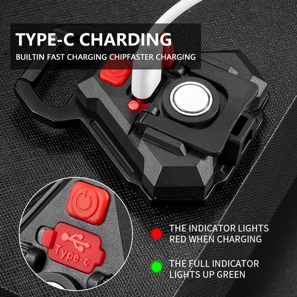 Mini-LED-Taschenlampe USB-Flaschenöffner Schlüsselanhänger | Brehn