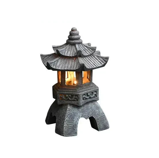 Japanische Gartenlaterne – Wetterfeste LED Außenbeleuchtung für Zen-Gärten | Brehn