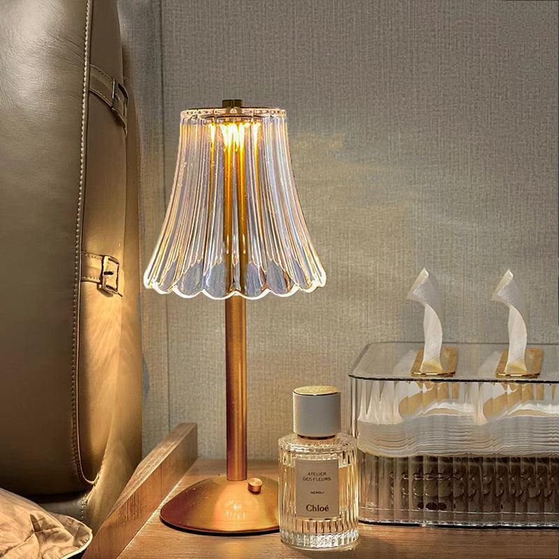 Brehn | AuraGlow Tischlampe - Wiederaufladbare LED-Lampe mit Dimmfunktion