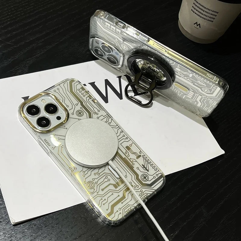 Brehn | Maschinenuhr Magsafe iPhone Hülle