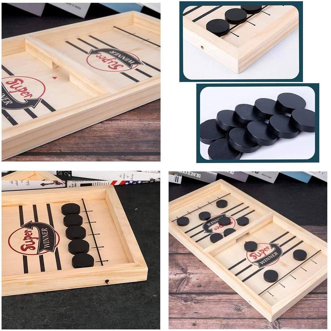 2-in-1 Tischfußball & Shuffleboard Spaß – GameMaster | Brehn
