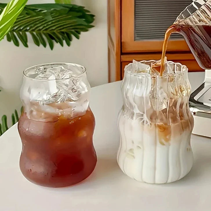 Hitzebeständiger gerippter Becher 4-teiliges Set Brehn