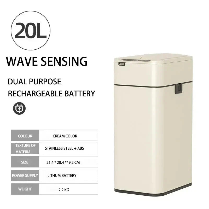 Brehn | Smart Edelstahl Automatischer Sensor Mülleimer