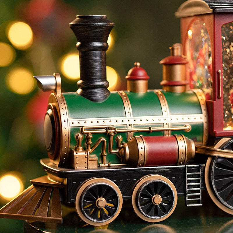 Brehn | Weihnachtsmann Weihnachtszug Spieluhr