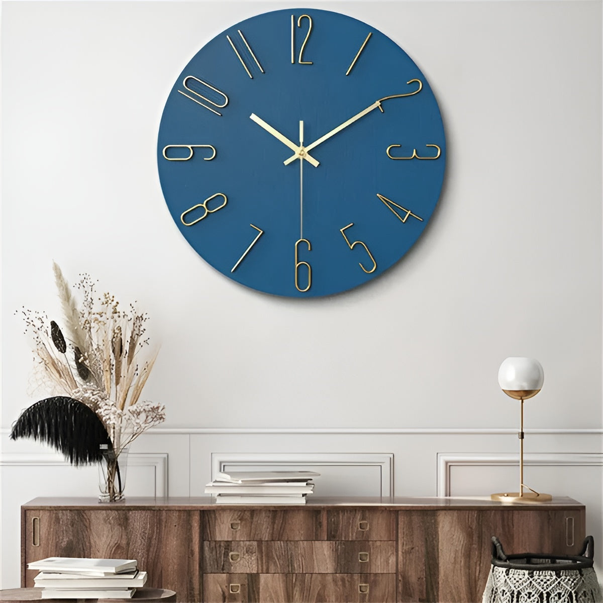 3D-Wanduhr – Modern und elegant | Dekorative Wanduhr für Wohnzimmer und Büro