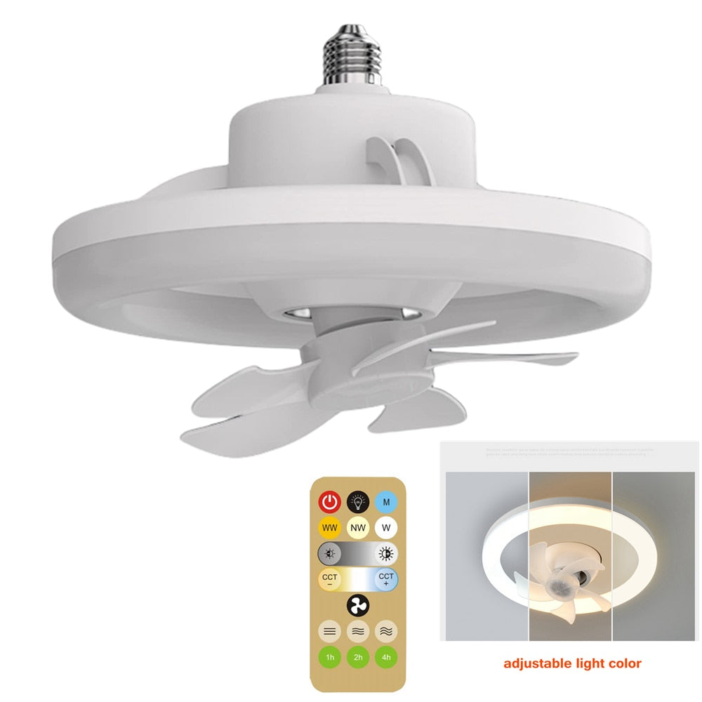 2in1 Radiant Rotating RC Deckenventilatorlampe | Brehn