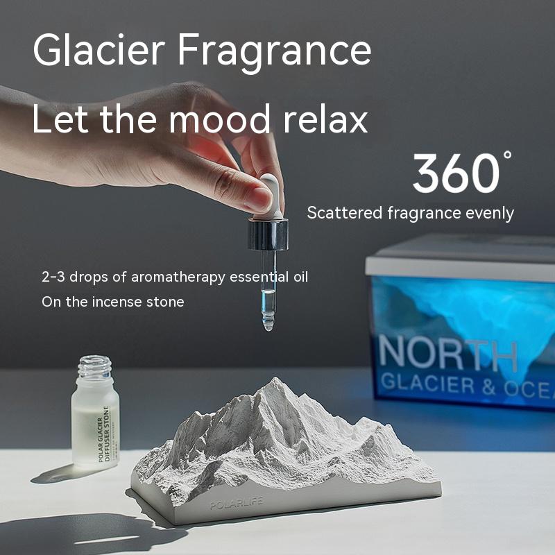 VIvolux | Iceberg Aromatherapie Bluetooth Lautsprecher Nachtlampe