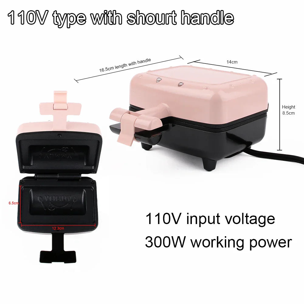 VIvolux | Mini Antihaft-Toastpress-Grillmaschine