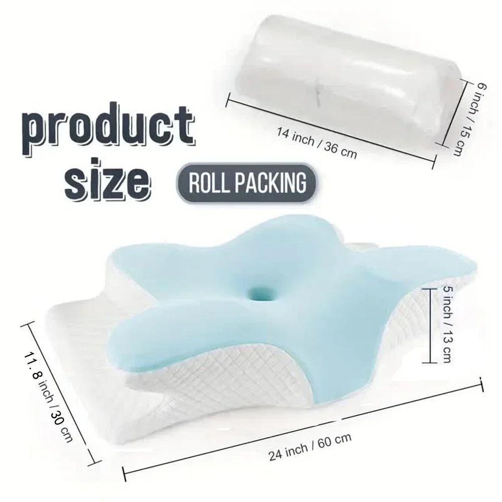 Schmetterlingsförmiges Memory-Schaum-Ergonomie-Kissen | Brehn