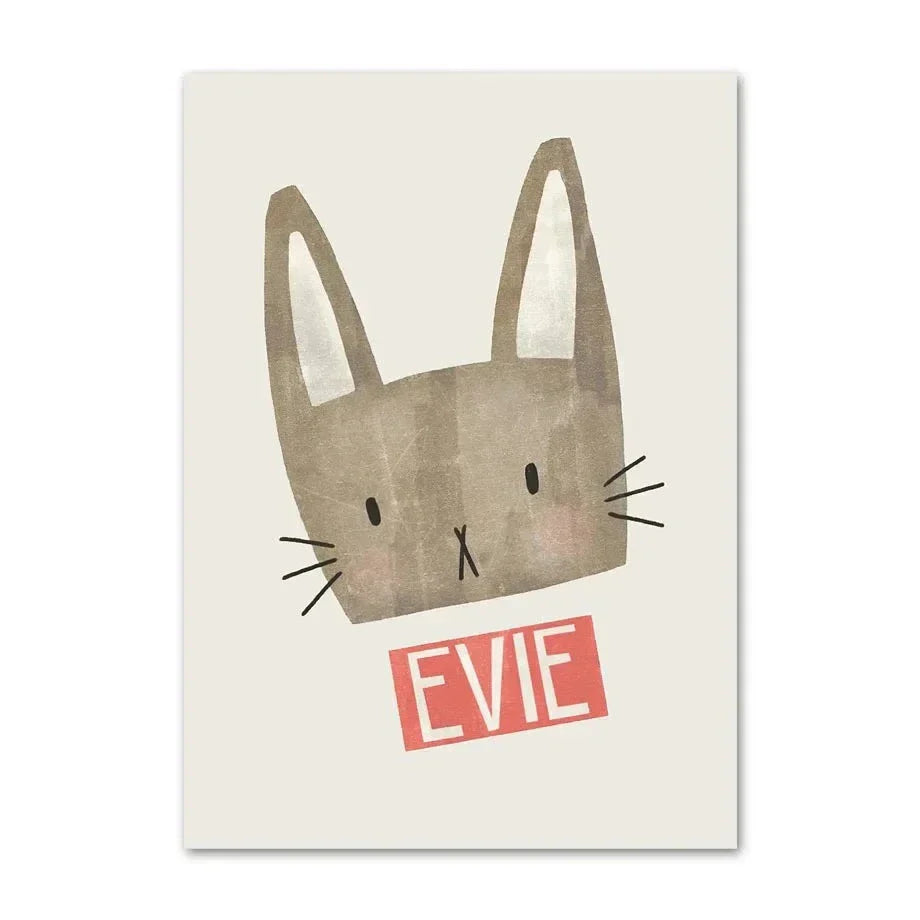 Niedliche Baby Tiere Kinderzimmer Wandkunst Illustrationen Fine Art Leinwanddrucke Gänse Maus Löwe Eisbär Poster Bilder für das Kinderzimmer Wanddekoration | Brehn
