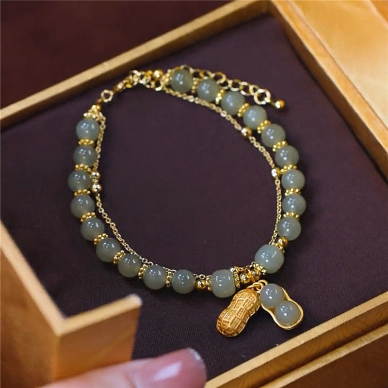 Brehn | Elegantes Design Doppelschicht Liebliches Armband