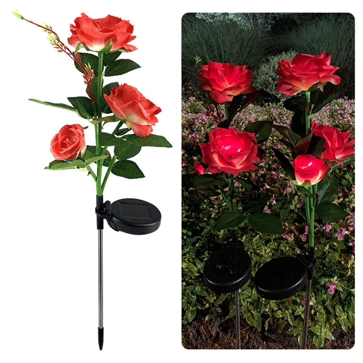 LED Solar Rose Decorative Light | Brehn