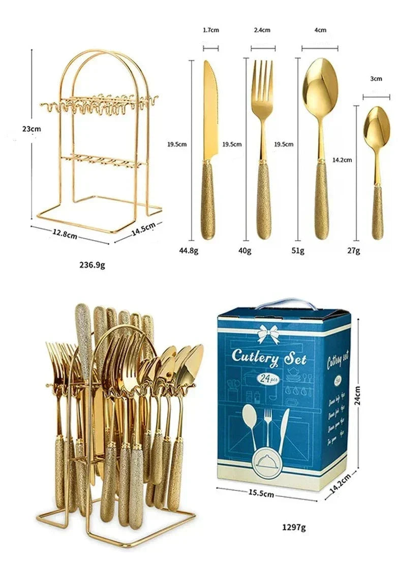 Brehn | Stylisches Luxus-Besteckset aus Edelstahl für jede Mahlzeit