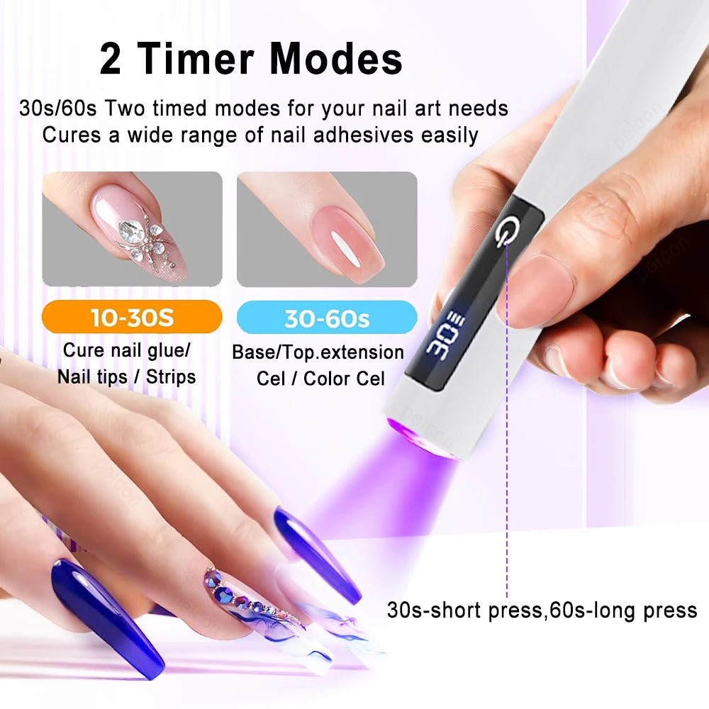 UV-Nagelstift mit Klappständer – aufladbar | Brehn