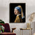 Mädchen mit einem Perlenohrring Poster Johannes Vermeer Niederländisches Goldenes Zeitalter Malerei Fein Kunst Leinwand Drucke Klassische Malerei Für Wohnzimmer Esszimmer Dekor | Brehn