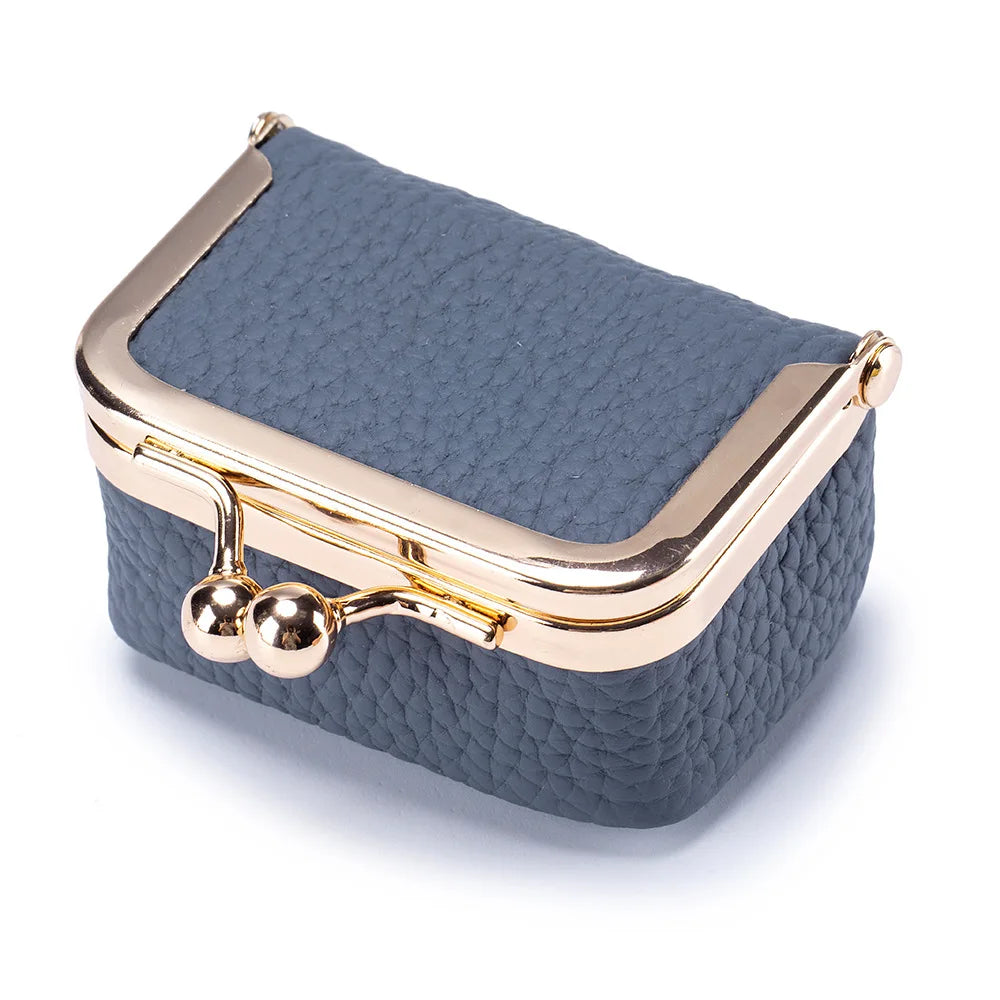 Brehn | Mini Retro Leder Reise Schmuck Aufbewahrungstasche