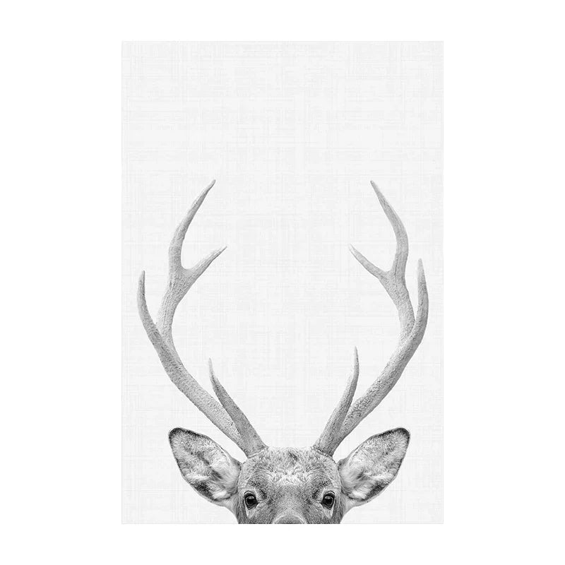 Nordische Wildnis Adler Reh Landschaft Wandkunst Fein Kunst Leinwanddrucke Bilder Für Wohnzimmer Esszimmer Nordische Heimdekoration | Brehn