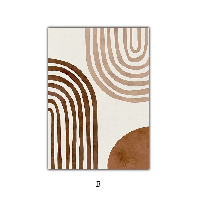 Einfache Natur Flora-Landschaft Galerie Wandkunst Fine Art Leinwanddrucke Minimalistische Nordic Bilder für das Wohnzimmer Skandinavische Wohnkultur | Brehn