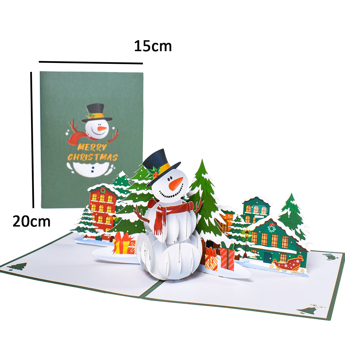 Brehn | 3D Pop-Up Fröhliche Weihnachtsgeschenkkarten