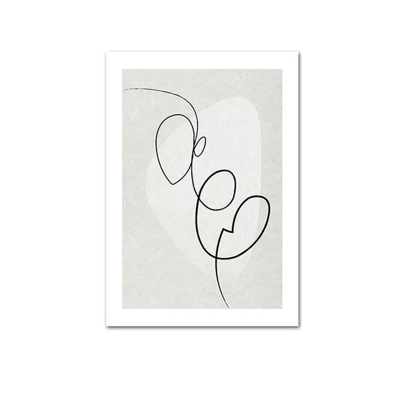 Skandinavische Minimalistische Geometrische Dunkle Neutrale Farben Wandkunst Fine Art Leinwanddrucken Moderne Abstrakte Bilder Für Wohnzimmer Wohnkultur | Brehn