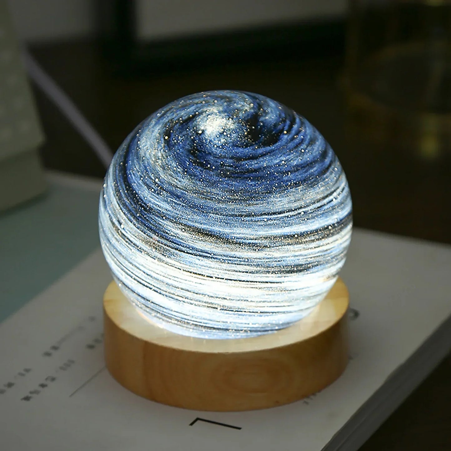 Brehn | 3D Kristallplaneten Atmosphären Nachtlampe