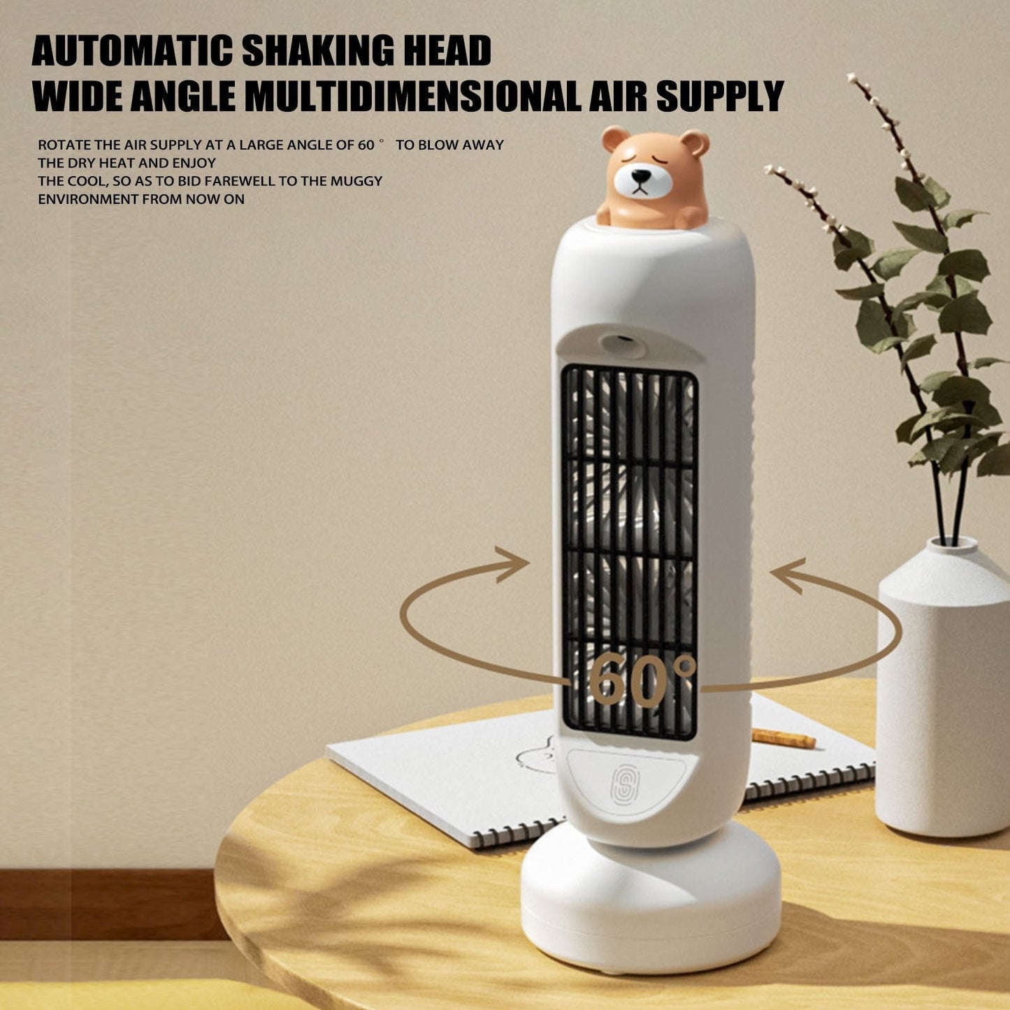 Mini Bear Air Cooler Humidifier Fan | Brehn