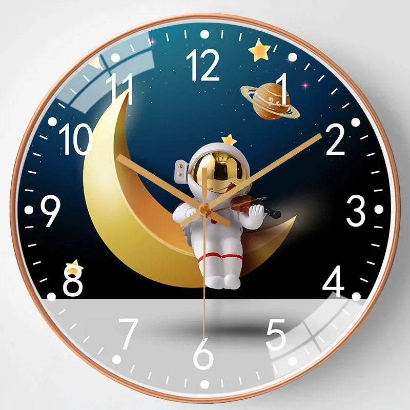 Brehn | Moderne Wanduhr Eleganz im Schlafzimmer