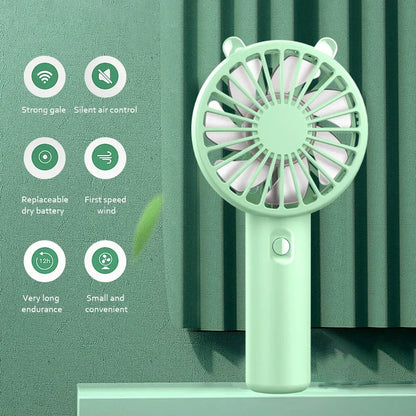 Tragbarer USB wiederaufladbarer Mini-Handventilator – Veyra | Brehn