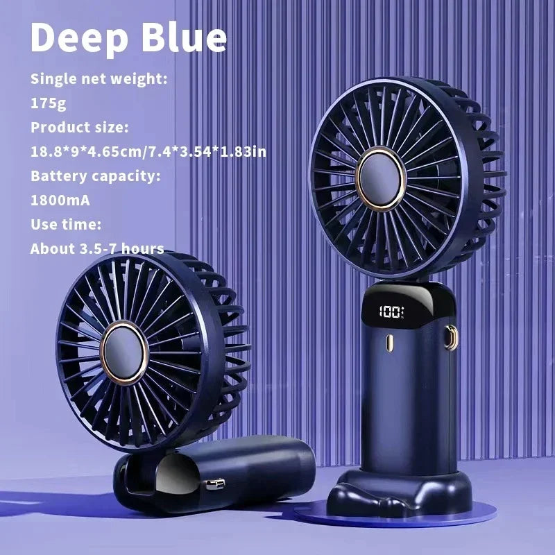 Portable Electric Fan und Mini Klimaanlage – Wiederaufladbare Halsventilatoren für Zuhause, USB und Handheld | Brehn