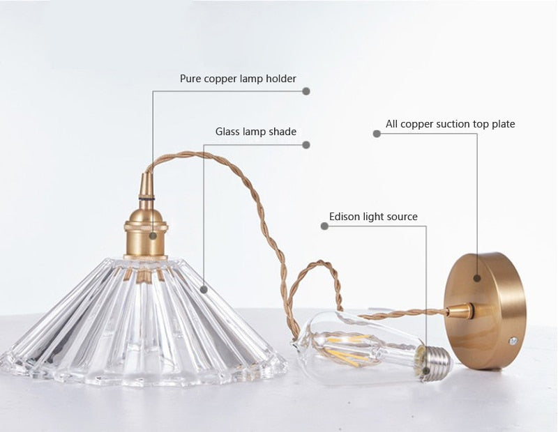 VIvolux | Nordic Brilliance Transparente Glas Pendelleuchte