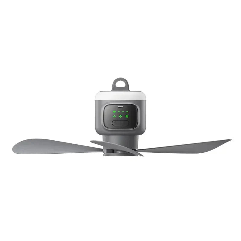 12000mAh Tragbarer Decken- & Campingventilator – Außen-Zelt-Luftzirkulator und Kühlventilator | Brehn