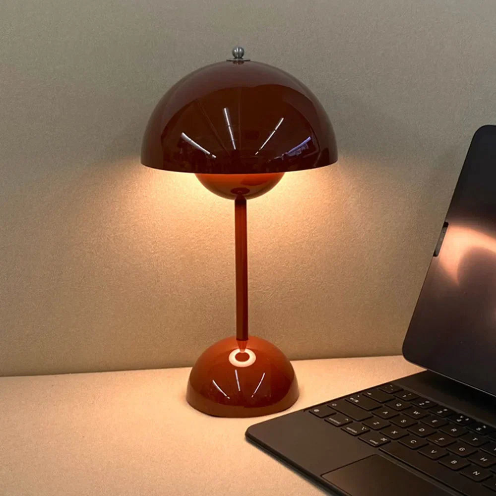 Brehn | Verstellbare Helligkeit Blumenpottlampe - Italienische wiederaufladbare Tischlampe VP3
