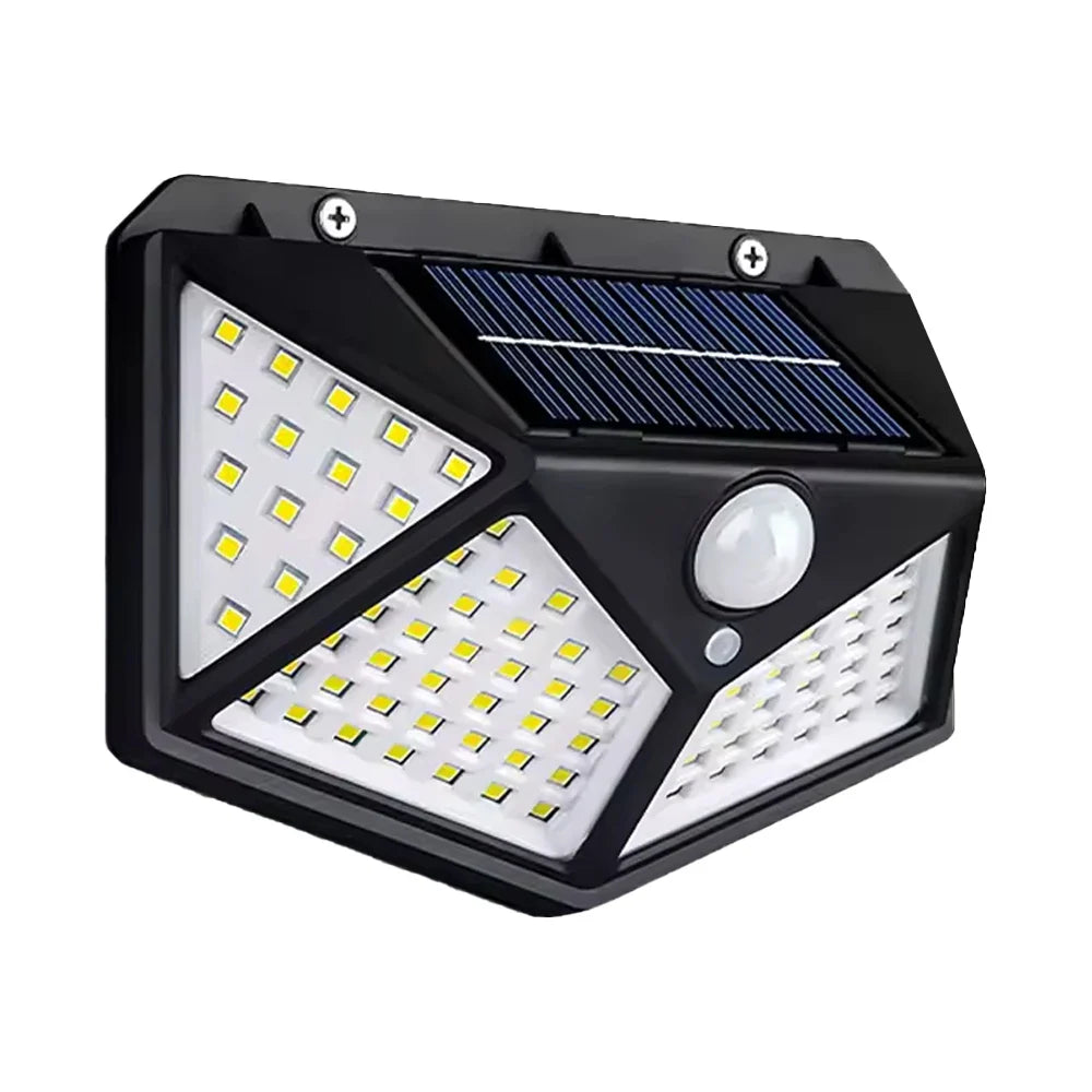 Solar Wandleuchte Außen 100 LED mit Bewegungsmelder | Brehn