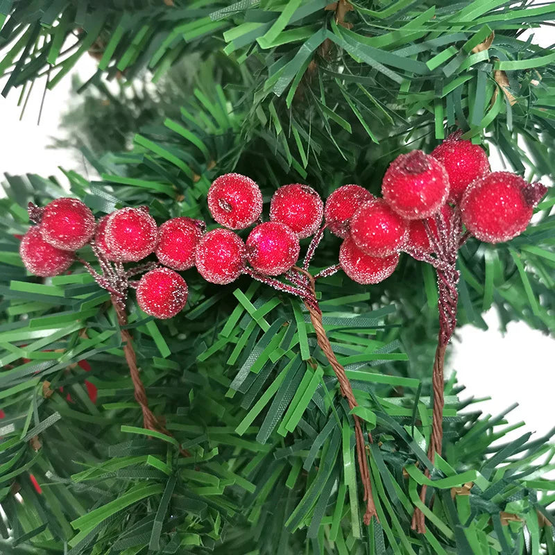Brehn | BessenPracht | Luxuriöse Imitation Weihnachtsbeeren Bündel