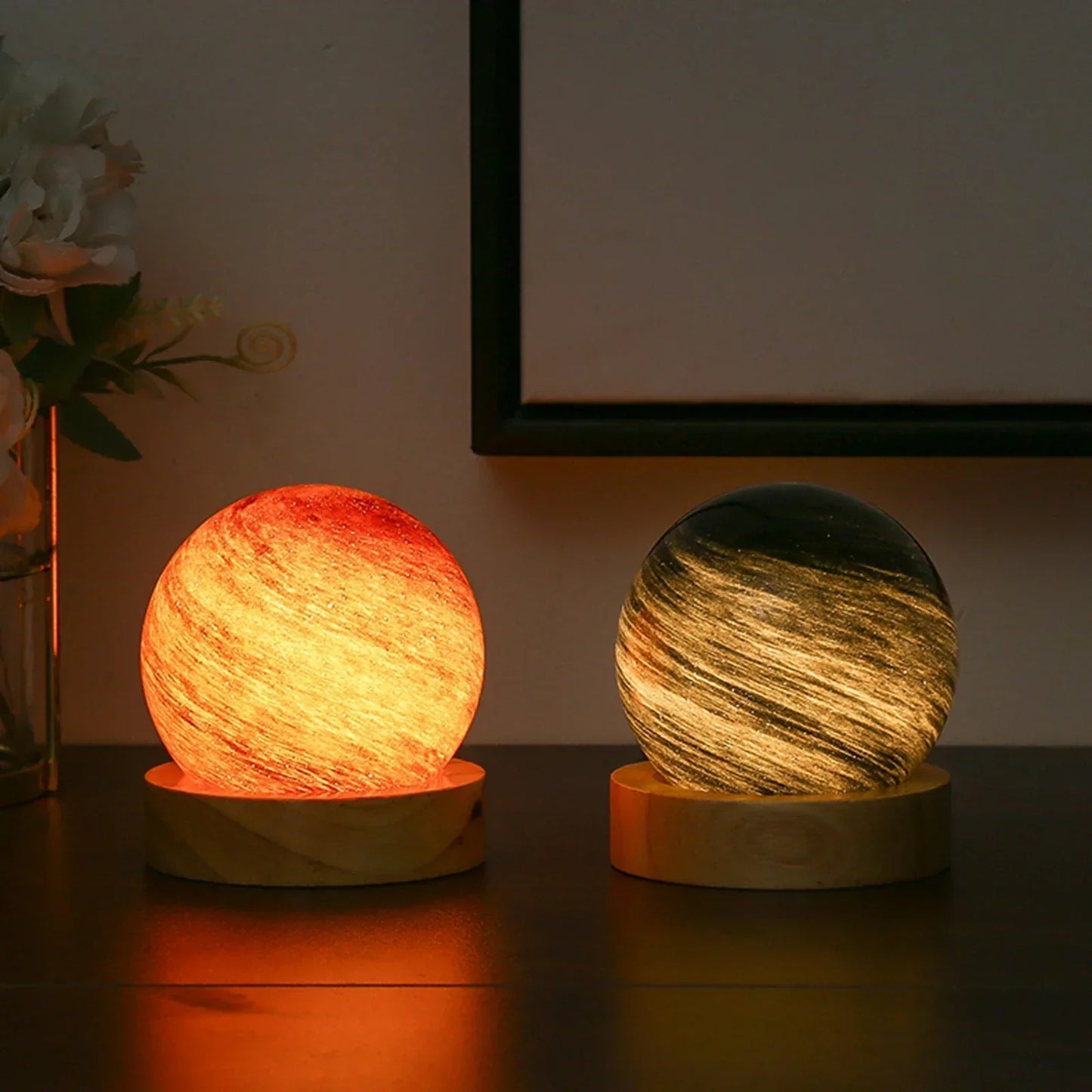 KosmosGlow - 3D Kristallplaneten Nachtlampe | Brehn