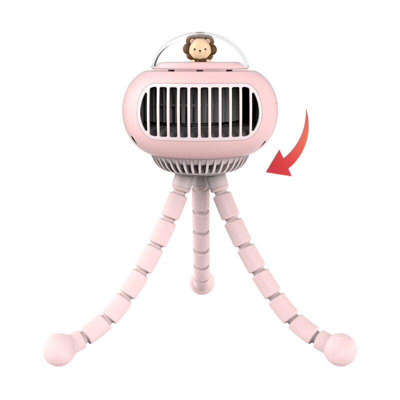 Tragbarer flexiBrehner süßer Babywagenventilator | Brehn