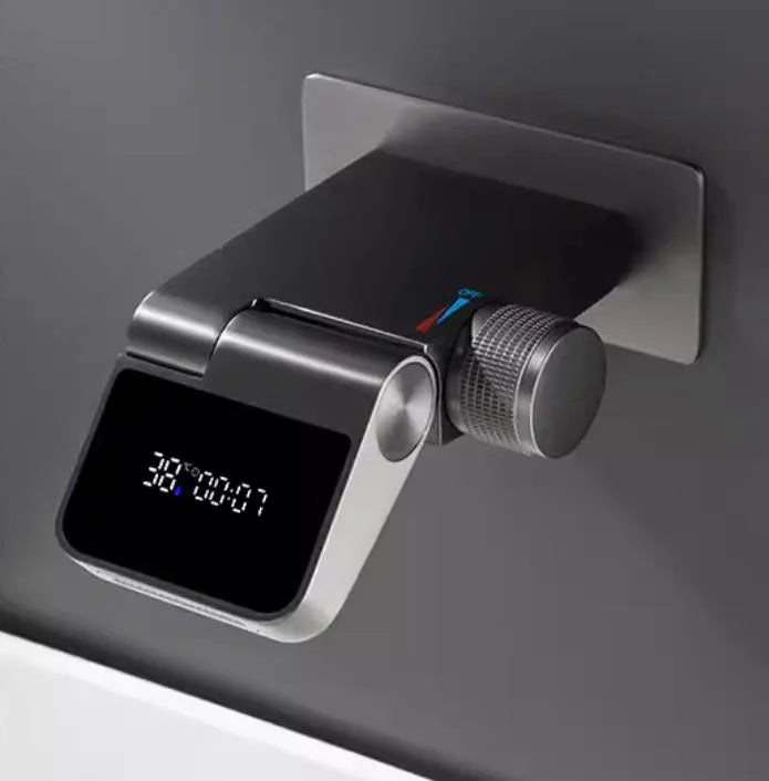 Brehn | Moderner verstellbarer Flow berührungsloser LED-Temperaturwasserhahn