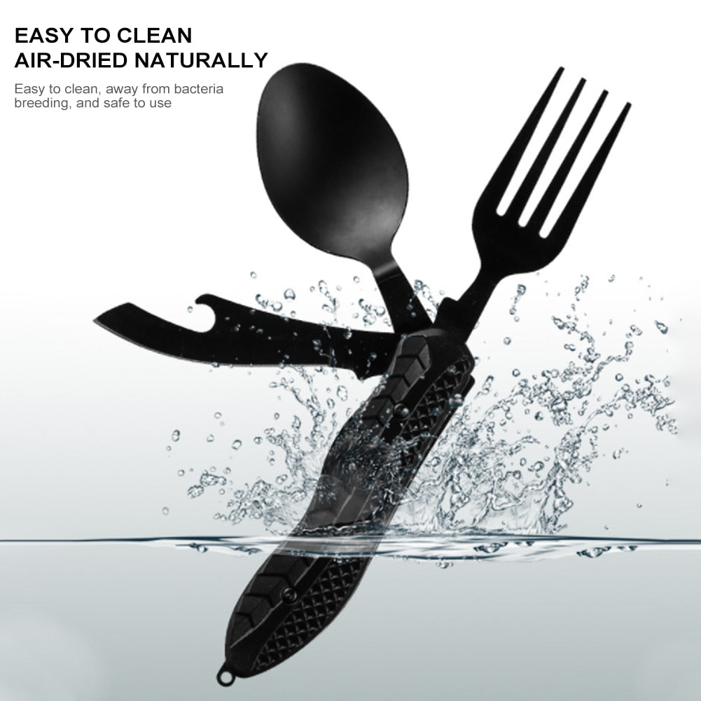 VIvolux | 4in1 Easy Cary Reise Besteck Werkzeug