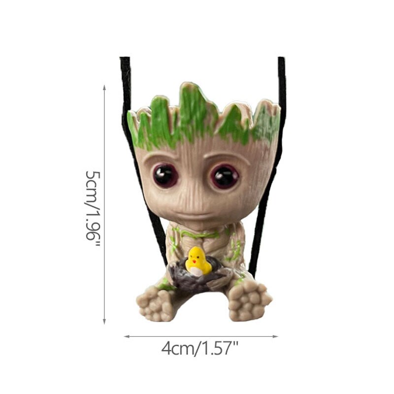 Brehn | Cartoon Groot Miniaturfigur: Verspielte Bürodekoration