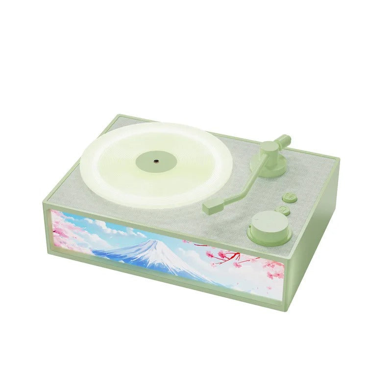 Vintage Design & LED-Stimmungsbeleuchtung Drahtloser Aromatherapie-Lautsprecher