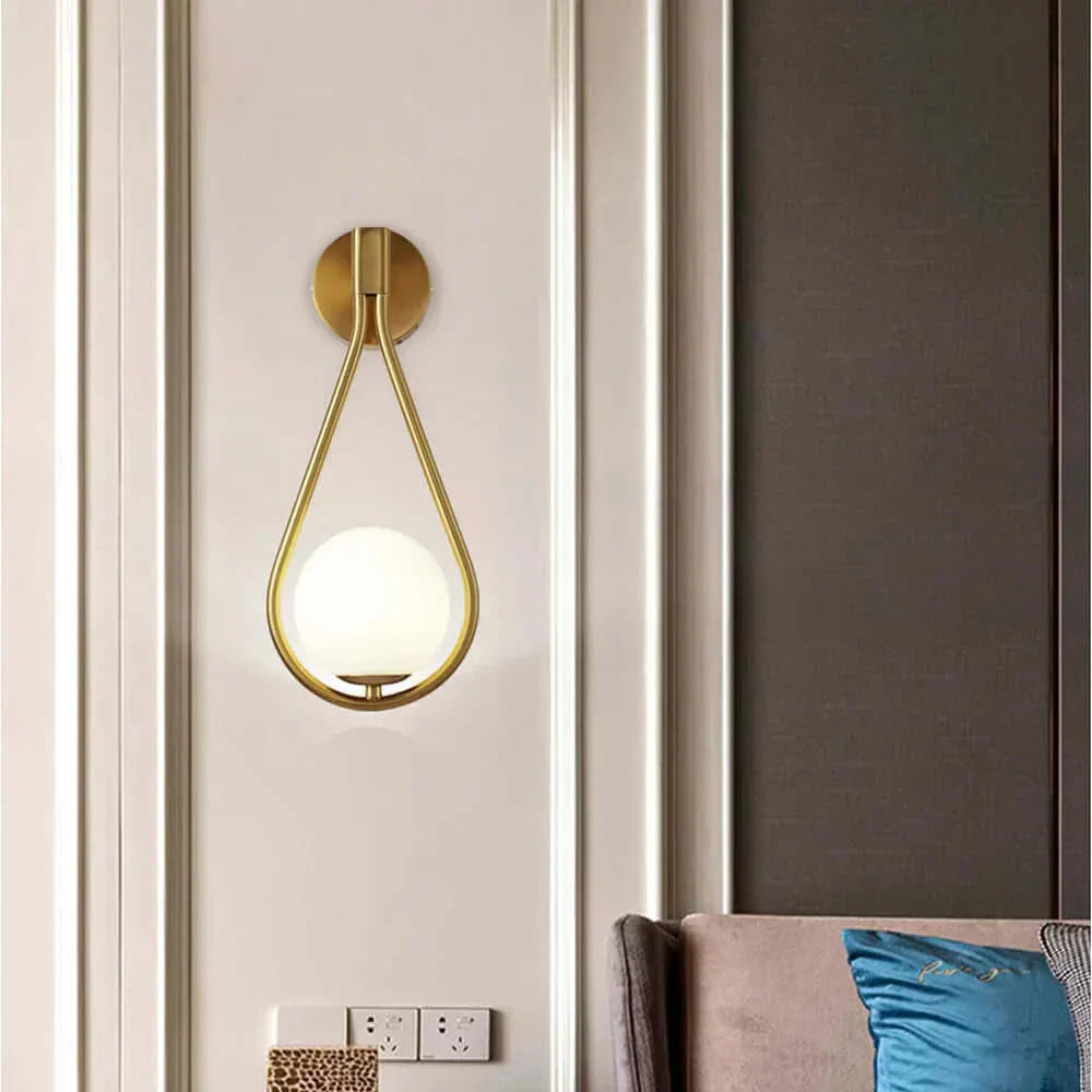Brehn | Drop Luxus Glas Ball Wandleuchte
