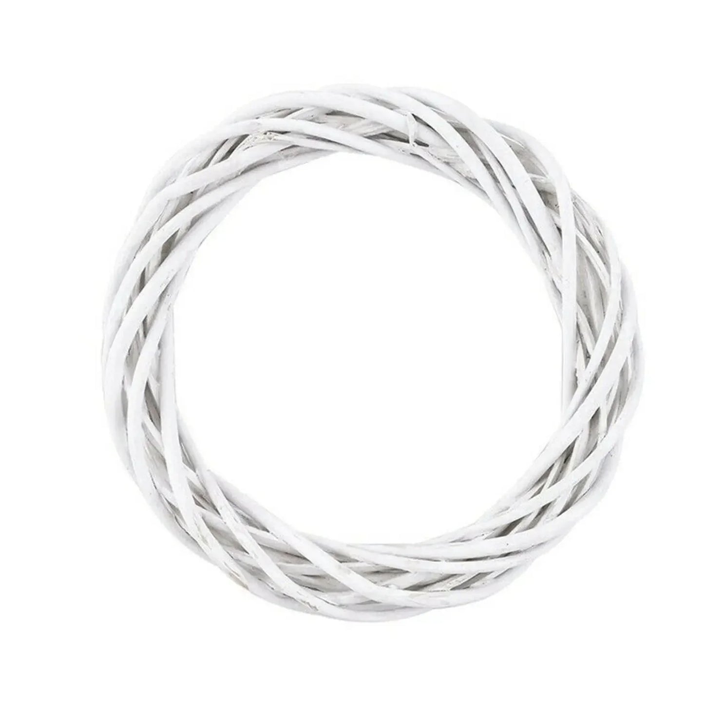 Brehn | WhiteWonder | Luxus Rattan Kranz für Weihnachten
