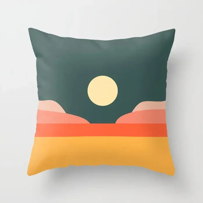 Moderne Abstrakte Geometrische Bunte Kissenbezüge 45x45cm Kissenhüllen Für Sofa Wurfkissen 60x60cm 50x50cm Trendige Wohnkultur | Brehn