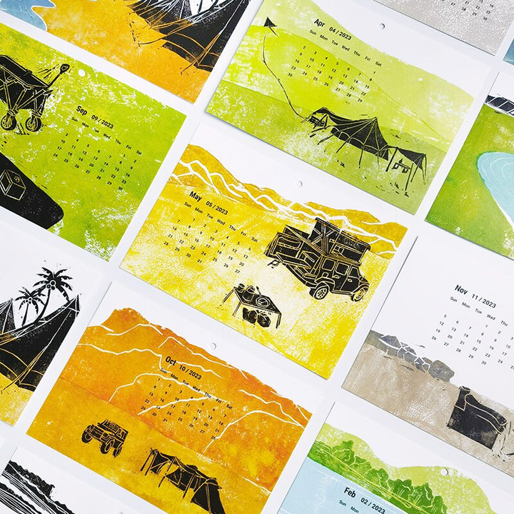 Brehn | Camping Dreams Zelt Schreibtisch Kalender