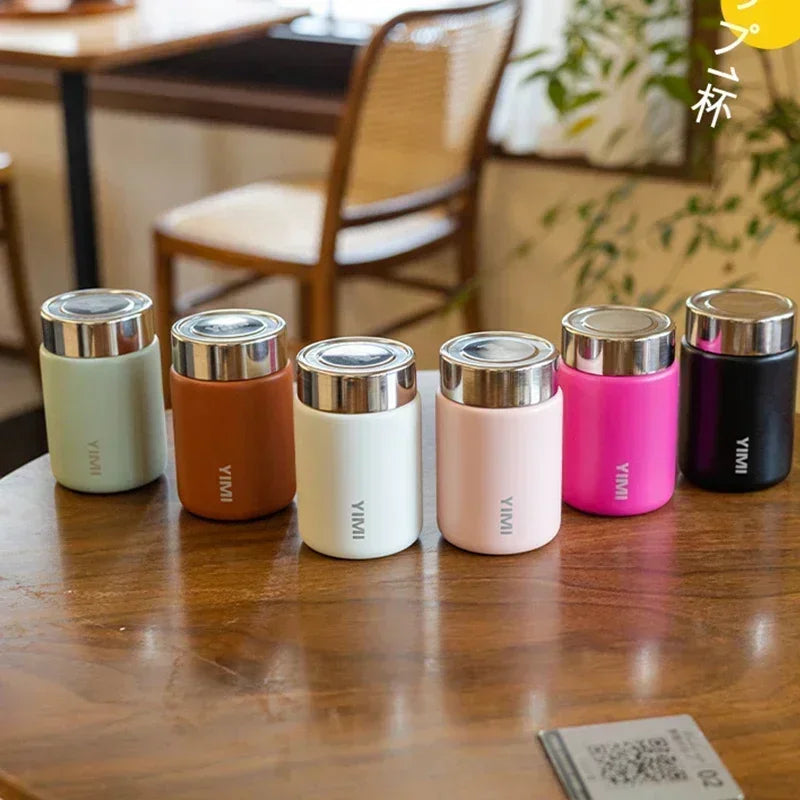 Brehn | 230ml Mini 316 Edelstahl Tragbare Thermoskanne - Taschen-Vakuumflasche