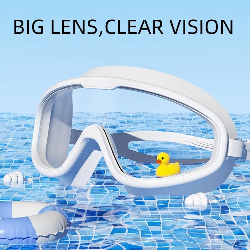 Schwimmbrille für Erwachsene mit Antibeschlagbeschichtung – Stilvolle, UV-schützende Schwimmbekleidung mit auslaufsicherer Passform