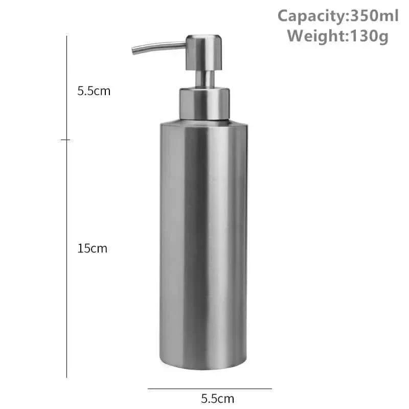 Brehn | Eleganter Edelstahl Handpumpen Seifenspender 250ml/350ml/550ml