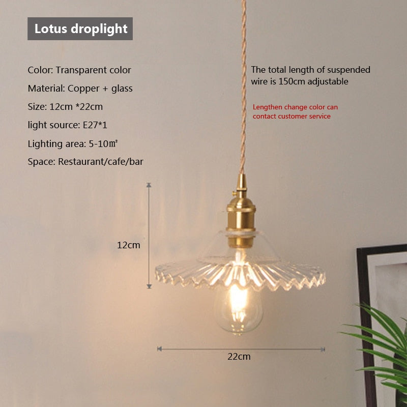 VIvolux | Nordic Brilliance Transparente Glas Pendelleuchte