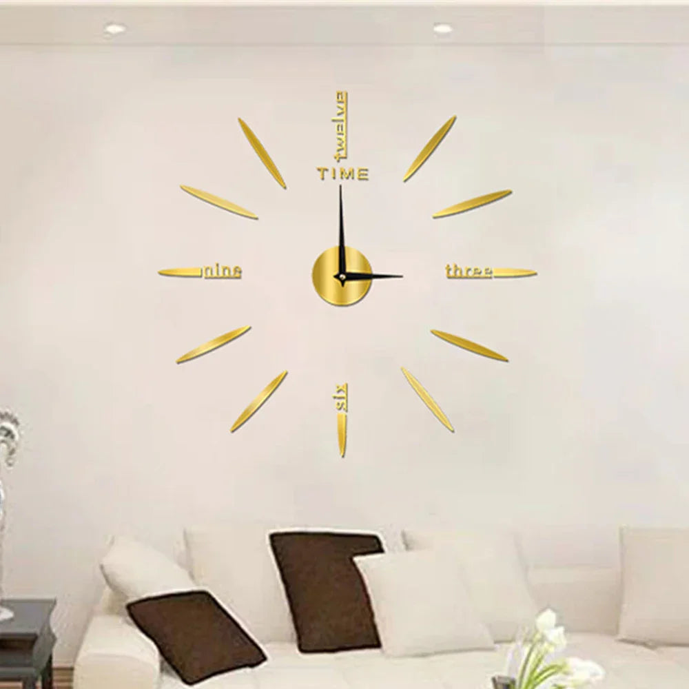 Brehn | Neue große einzigartige Stil Acryl Wanduhr