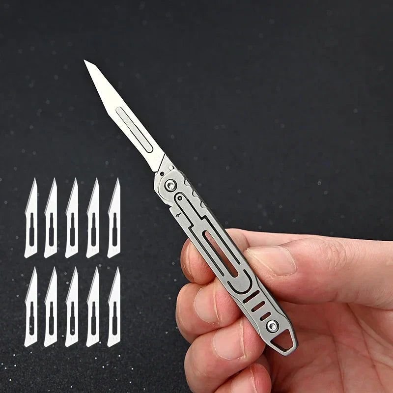Brehn | Austauschbare Klingen Faltbares EDC-Messer